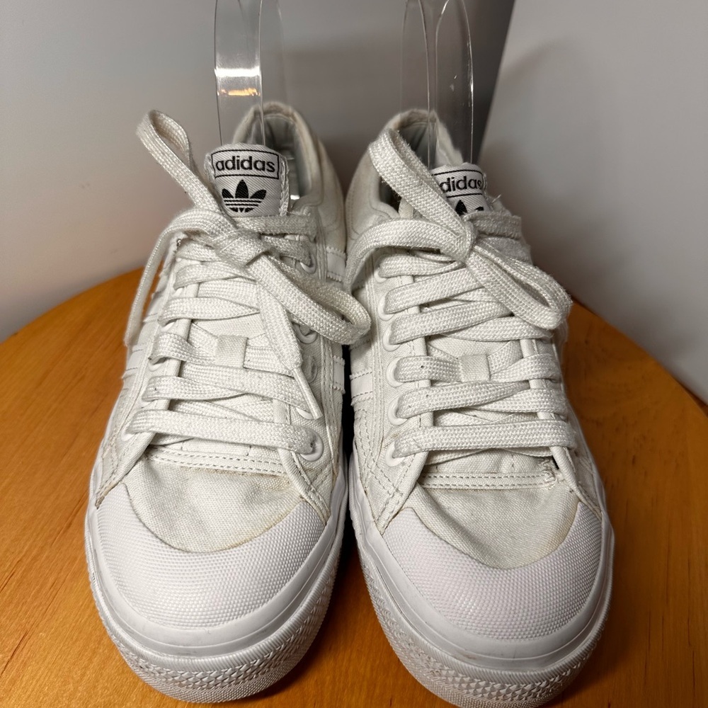 Adidas Classic White Canvas Sneakers